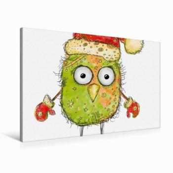 Heike Langenkamp Weihnachtsvogel – CALVENDO Textil-Leinwand 90x60 cm