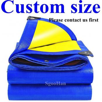 Blue-Yellow Canopy Tarp