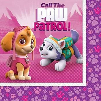 Servilletas de Almuerzo Patrulla Canina para Cumpleaños (16 unidades)