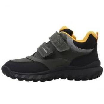 Geox Simbyos Kids’ Dark Green and Black Trainers – UK 13 Boy Size