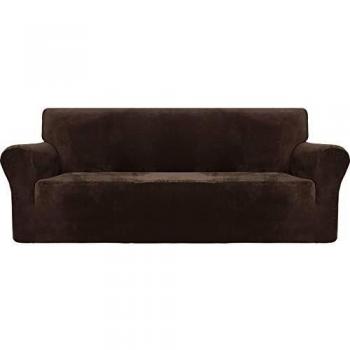 MAXIJIN Plush Sofa Slipcover 3 Seater