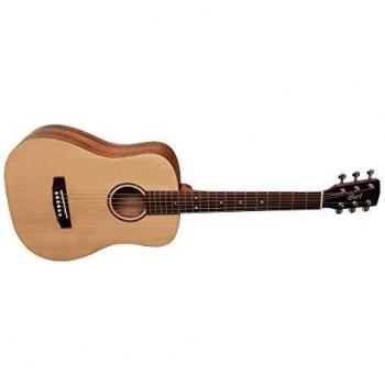 Cort AD Mini Open Pores Folk Travel Guitar avec étui
