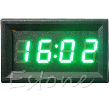 Touchscreen-Uhr für Fahrzeuganwendungen mit LED-Anzeige, kompatibel mit Auto, Boot und Motorrad, 12V/24V, Modell U90C