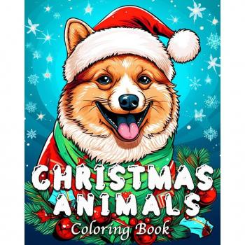 Christmas Animals Coloring Book