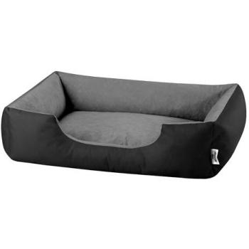 Lit pour Chien Beddog Lupi XL 100x85cm Noir/Gris
