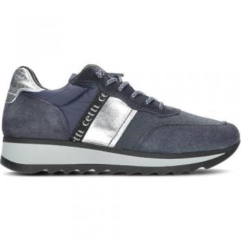 Zapatillas C-849 Ante Navy para Mujer, Marca Cetti
