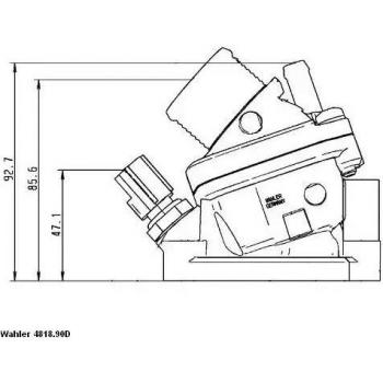 Thermostat de liquide de refroidissement 4818.90D Wahler