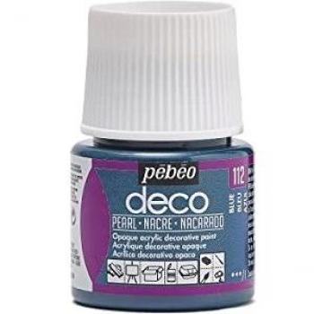 Vernice Blu Pearl Pebeo 45ml per Fai Da Te