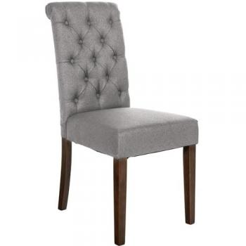 Sedia da pranzo Chesterfield Lisburn grigia