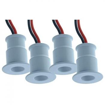 Mini Faretto Incasso 1W 12V 6000K Angolo 120° Foro 15mm