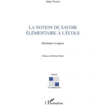 La notion de savoir élémentaire à l'école