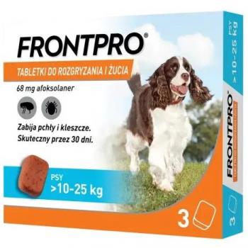 FRONTPRO Dog Flea and Tick Treatment Tablets (10-25 kg)