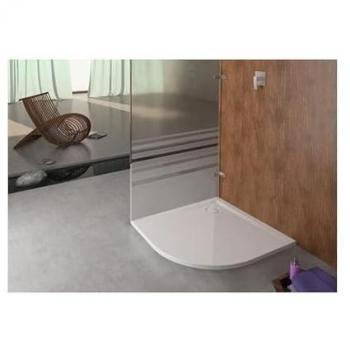 Douche MUNA 90 x 90 cm en Solique blanc