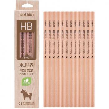 Deli S910 Premium Writing Pencils (HB) – 12pcs