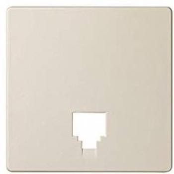 Cache prise téléphonique ivoire Simon 82062-61