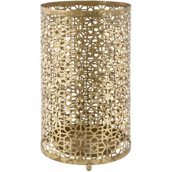 DMORA Accessorio d'Arredo Portaombrelli Oro 42 cm