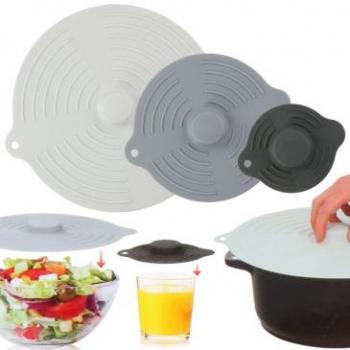 Set de couvercles en silicone à succion Alpina