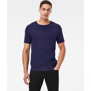 Camiseta G-Star Raw azul para hombre manga corta
