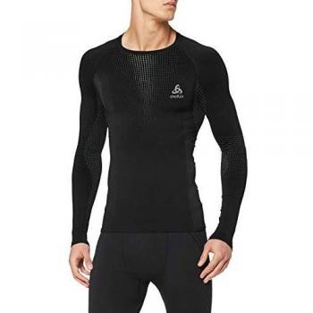 Odlo BL Top Crew Neck L/S Performance Warm Haut Homme Gris Béton