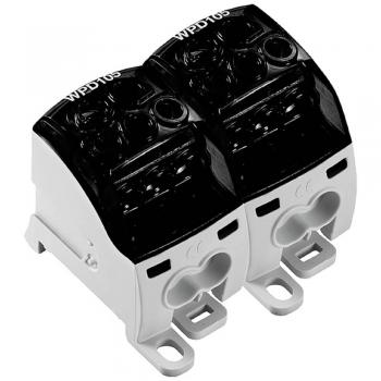 WPD 205 Verteilerblock (2×35, 4×25, 6×16) – 2XBK – Schwarz