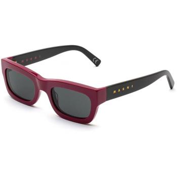 Marni Kawasan Falls Maculato KFK Gafas de Sol para Hombre Borgoña