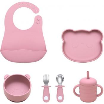 Kit d'alimentation bébé avec bol et couverts en acier inoxydable