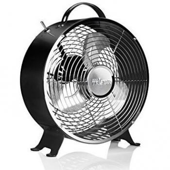 Ventilateur de table rétro Tristar VE-5966 – 25,40 cm – Noir