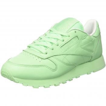 Reebok CL Lthr Pastels, Sneakers Donna, Verde (Mint Green/White)