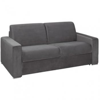 Canapé Convertible 3 Places Anthracite CALITO