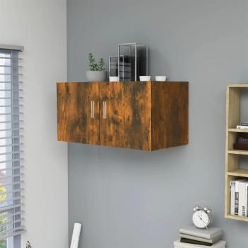 Armadietto da Parete Rovere Fumo 80x39x40 cm Legno Multistrato cod mxl 33029