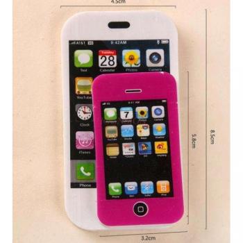 Cartoon Leather iPhone Eraser