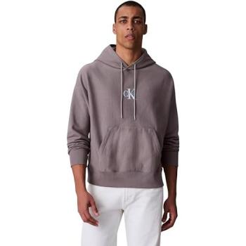 Grey Premium Terry 2XL CK Jeans Hoodie – Male