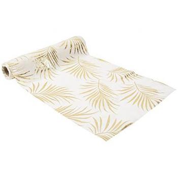 Chemin de table mousseline Tropical Party 28 cm × 5 m – Artifetes 94009