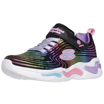Skechers Wavy Beams: Zapatillas Negras para Niña
