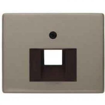 Hager Zentralplatte 1 Toma Bronze