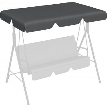 Repuesto de Tela Poliéster Gris 156x117x15 cm – Balancín Outsunny