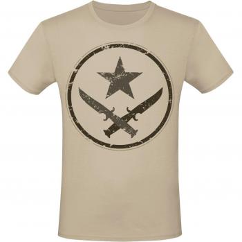 T-Shirt Gaming Counter-Strike 2 T-Faction Beige Uomo XL