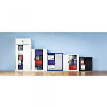 C+P Akten-Sideboard Omnispace Rollschrank 1 Höhe, Größe H720xB800xT420mm, Front/Korpus lichtgrau RAL 7035