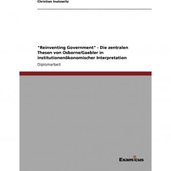 Inatowitz, Christian: Reinventing Government
