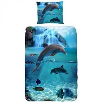 Happy Dawn Blue Kid’s Duvet Cover, 5586-P (Single)