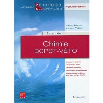 Chimie BCPST-Véto 1re année