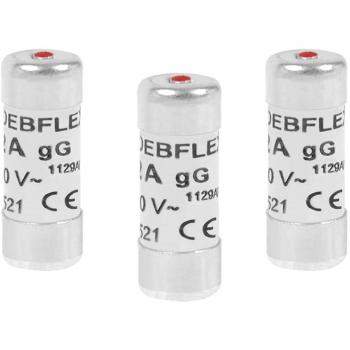 Sachet De 3 Fusibles Avec Voyant 10,3X25,8 16 Ampères