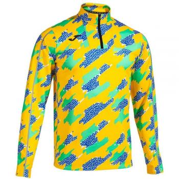 Felpa Trekking Joma R‑Trail “Nature” (Verde, Giallo) – S