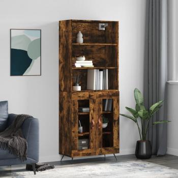 VidaXL Highboard in Räuchereiche 69,5x34x180 cm