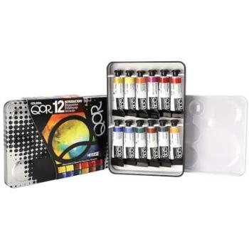 Gold Prism Palette – 12‑Piece Watercolour Starter Kit (5 ml)
