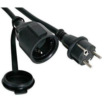 Verlengkabel rubber 10 meter 3G1.5 met randaarde