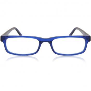 Gafas Recetadas Anti-Azules Rectangulares Montuta Completa de Plástico Azules para Hombre