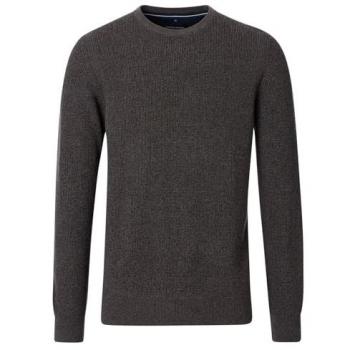 Rundhals-Strickpullover CASAMODA, Gr. L, braun