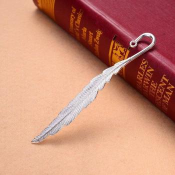 Marcadores de Libro de Pluma de Metal