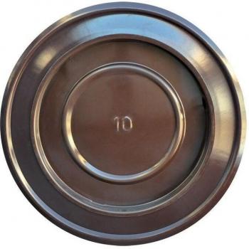 Rosette en Bois Marron 10 cm